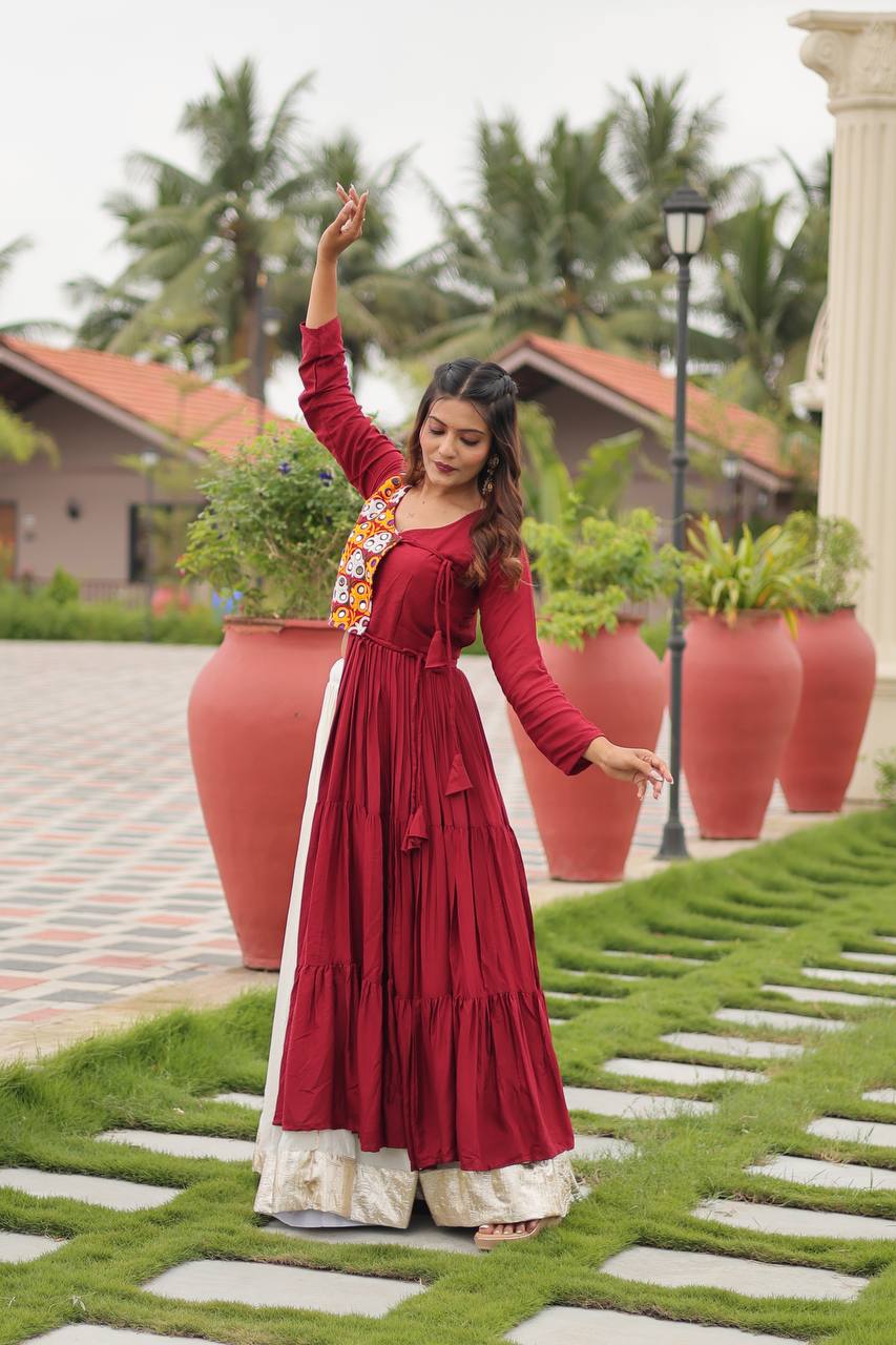 Mehira Magic Mirror Work Heritage Style Lehenga Set