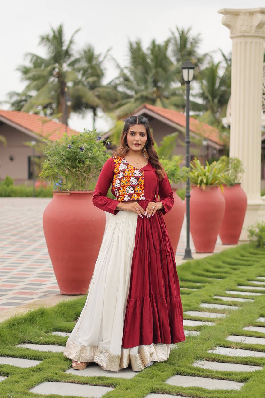 Mehira Magic Mirror Work Heritage Style Lehenga Set