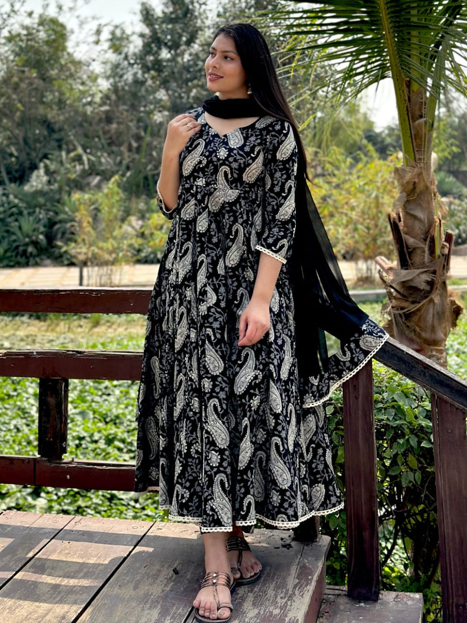INDIE INKWELL COTTON SUIT SET