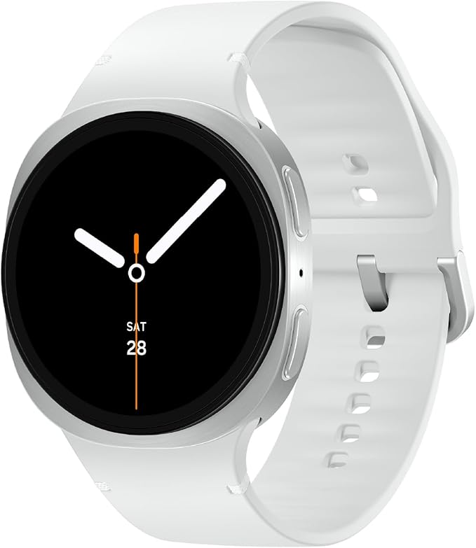 Galaxy Watch 8 (40mm, Bluetooth) – Sleek Aluminum Build, Always-On Display, Advanced Sleep & Heart Tracking, Running Coach, Body Composition Analyzer, 90+ Fitness Modes, Customizable Watch Faces + Free Earbuds | 1-Year Warranty | Easy 14-Day Returns