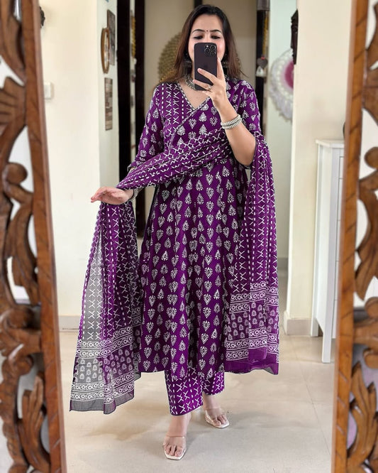 ORCHID HARMONY COTTON SUIT SET